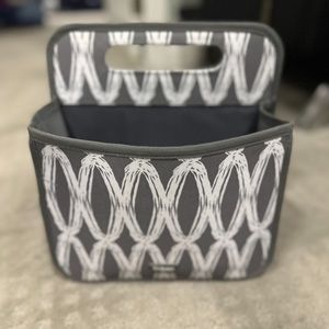 Thirty One Gray and White organizer tote